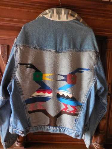 Veste blouson jeans laine - veste,