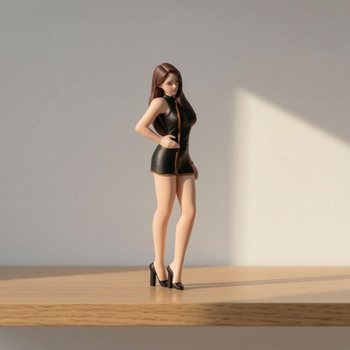 Figurine qipao détaillée - qipao,
