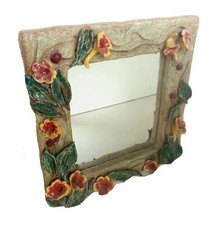 MAGNIFIQUE MIROIR EN CERAMIQUE