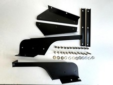 Jeu de supports à rabat de boue F+R en acier inoxydable pour Defender 90 110 ...