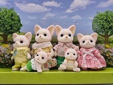 Sylvanian Families Chihuahua Family Of Four With Twin Babies