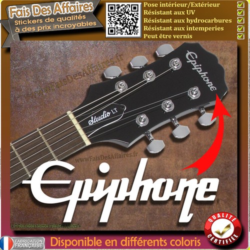 Sticker autocollant epiphone - autocollant,