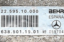 A6385011901  RADIATEUR EAU