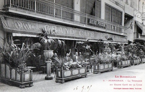 Cpa perpignan la terrasse - -,