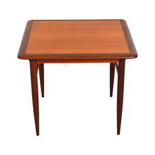 Table basse vintage carree en