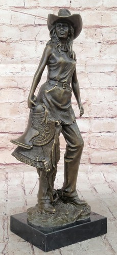 Statue western bronze de - en,