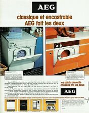  1977 Advertising 0222 AEG Washwasher Dryliner Classic Encast Laundry