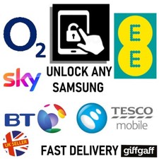 O2 EE ALL SAMSUNG UNLOCK CODE / A01 / A71 / A51 / M30s / A20s / M10s