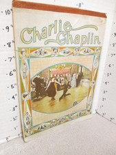 CHARLIE CHAPLIN 1916 silent movie Mutual The Count paper school tablet