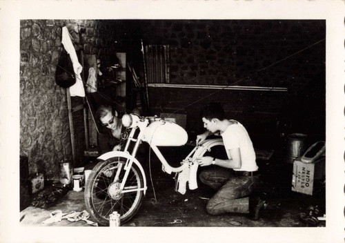 Ancienne photographie duo - photographie,