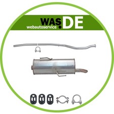 kit de pot d'échappement silencieux+ tuyau pour Peugeot 206 hayon 1.1 1.1i  1.4i