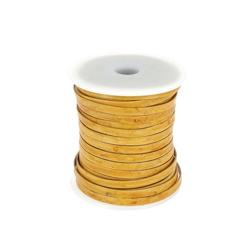 Lacet cuir teinté effet - cuir,