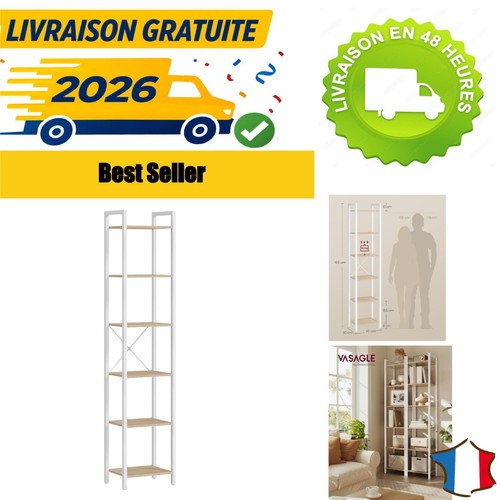Vasagle étagère niveaux - vasagle, 6