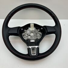 VW Polo 6R 3 spoke leather steering wheel new leather 6R0419091E