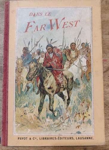 Ancien livre dans far west - ancien,