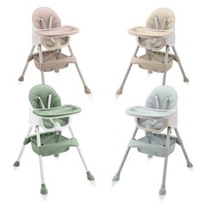 Baby Vivo Chaise Haute de Bébé pour Enfants Réglable Tablette Siège Turquoise