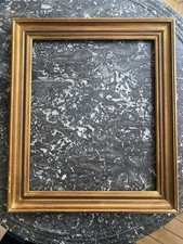 Cadre En Bois Doré Et Kaki