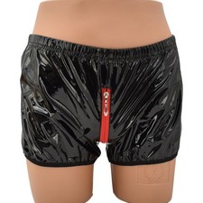 Shorts en cuir pour homme avec