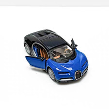 NEW Maisto BUGATTI CHIRON Diecast Dark+Royal Blue Special Edition Model Car~1:64