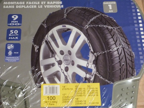 Jeu chaine neige - chaine, alu
