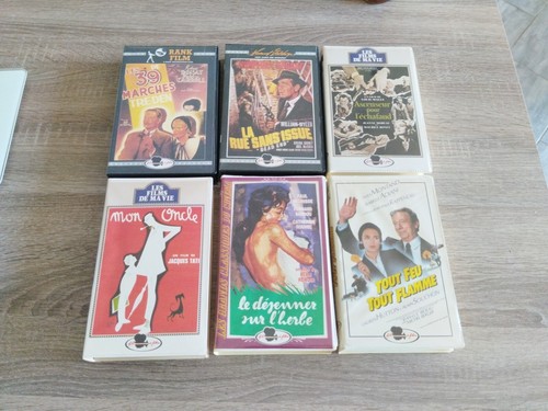Lot vhs cassettes vidéo - de,