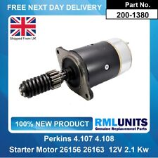 Starter Motor For Perkins  4.107 4.108 4107 4108 Diesel 12V 2.1KW LRS189