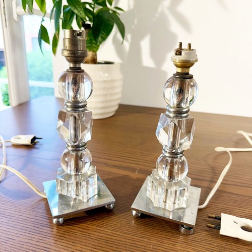 Paire lampes art déco en - art,