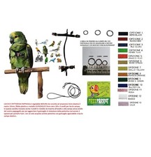 Dentelle Et Bavoir Perroquets Moyenne De Perruches À Amazones Boucles Métal Xxx