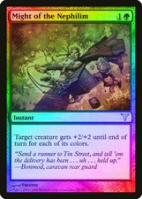 mtg magic might of the nephilim FOIL ENGLISH FRENCH power of dissension