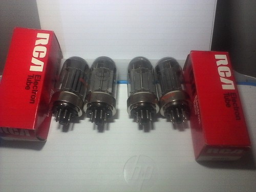 Lot lampes radio 6080 - de, rca