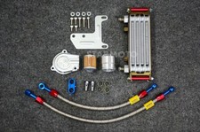 OIL COOLER FOR KAWASAKI KLX 125 140 150 D-TRACKER MORIN ENGINE ALUMINIUM