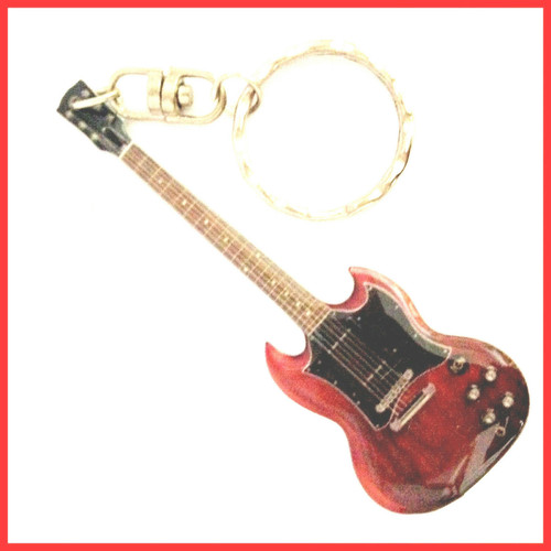 Guitare miniature porte clé - porte,