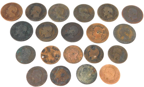 Lot pièces monnaie ancien - pièces,