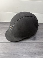 SAMSHIELD Alcantara Suede Miss Shield Equestrian Riding Helmet - size 7