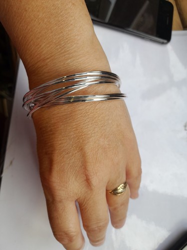 Bracelet 10joncs entrelacés - bracelet,