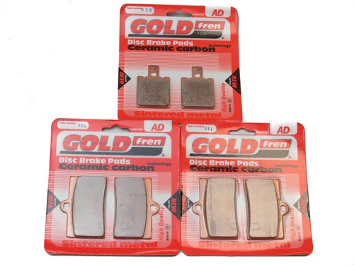 Brake pads front rear - pads, &