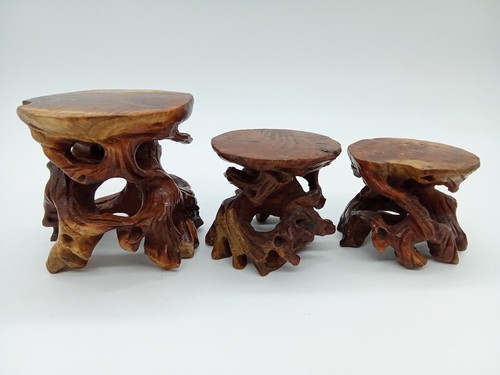 Socles tronc arbre en - 3,
