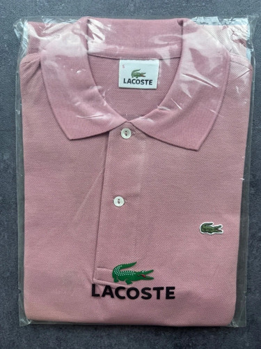 Polo lacoste rose vintage - polo,