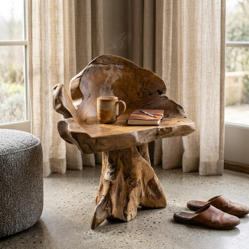 Chaise bois massif en - en,
