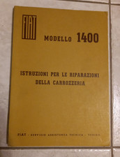Fiat 1400 Body Repair Instructions Manual 1951 Original