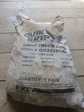 Quik Grip Light Truck SCC QG2228CAM LSH CAM Tire Traction Chain - Set of 2
