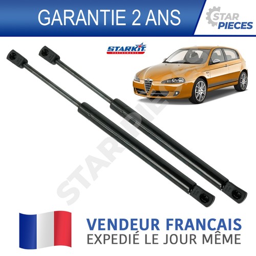 Vérin ouverture de capot - 2x, d'ouverture