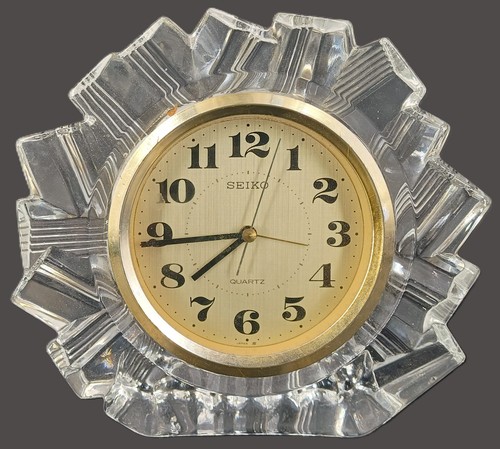 Pendule cheminée verre - en,
