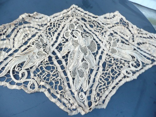 Antique lace inlay - , for