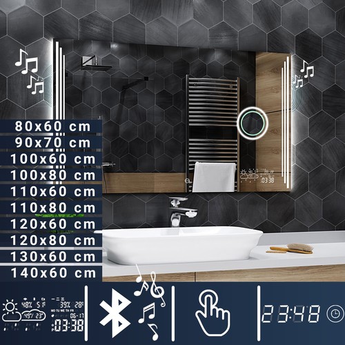 Miroir salle bain lumineux - de,