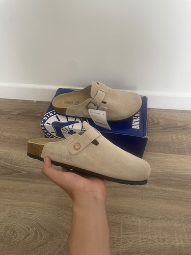 Birkenstock boston beige - birkenstock,