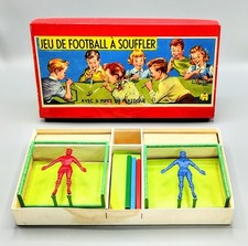 Blow Soccer Game, "JEU FOOTBALL A SOUFFLER"  1960 "Jumbo" Holland, Netherlands
