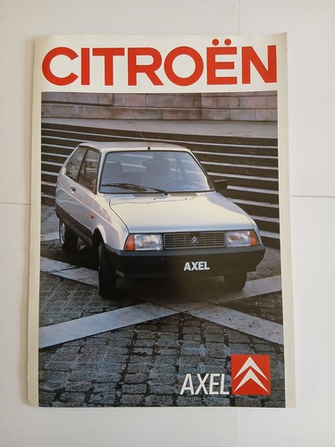 Citroen axel 1987 catalogue - axel,