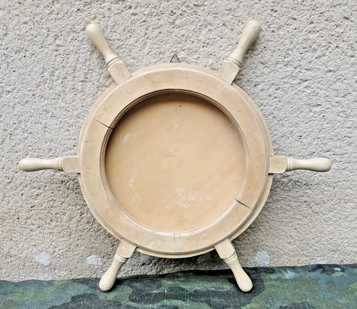 Cadre rond ancien bois - cadre, en