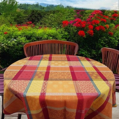 Nappe ronde 180 - cm, coton